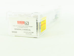 N Micro-Trains MTL 94020 GRPX General Chemical 3-Bay Covered Hopper #944569