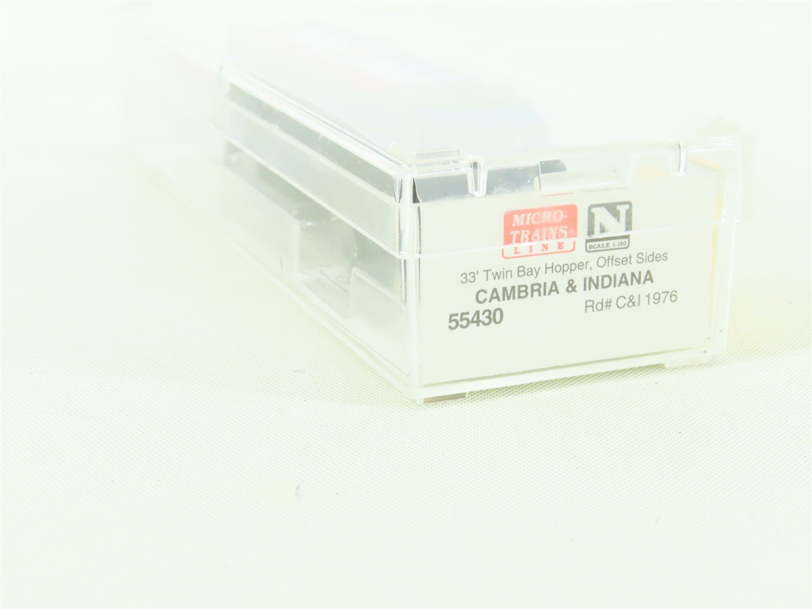 N Scale Micro-Trains MTL 55430 C&I Cambria & Indiana 33' 2-Bay Hopper #1976