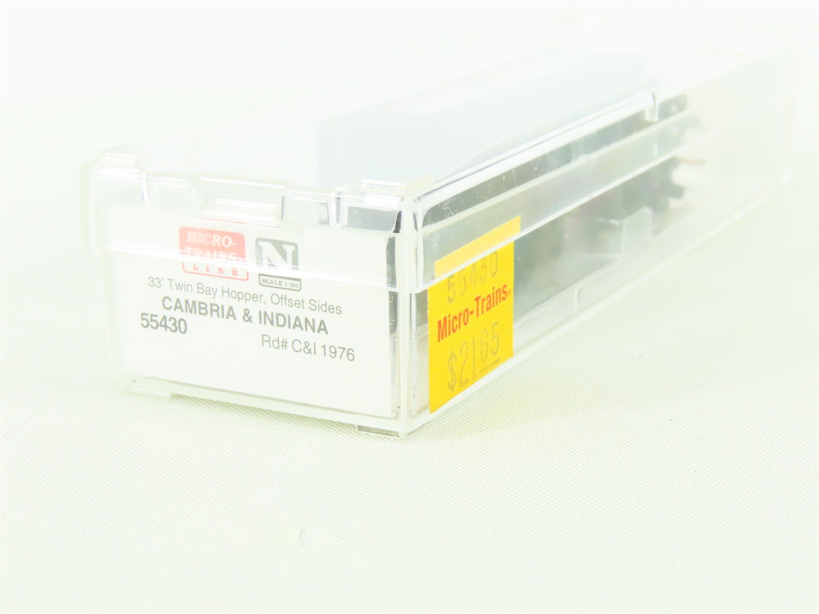 N Scale Micro-Trains MTL 55430 C&I Cambria & Indiana 33' 2-Bay Hopper #1976