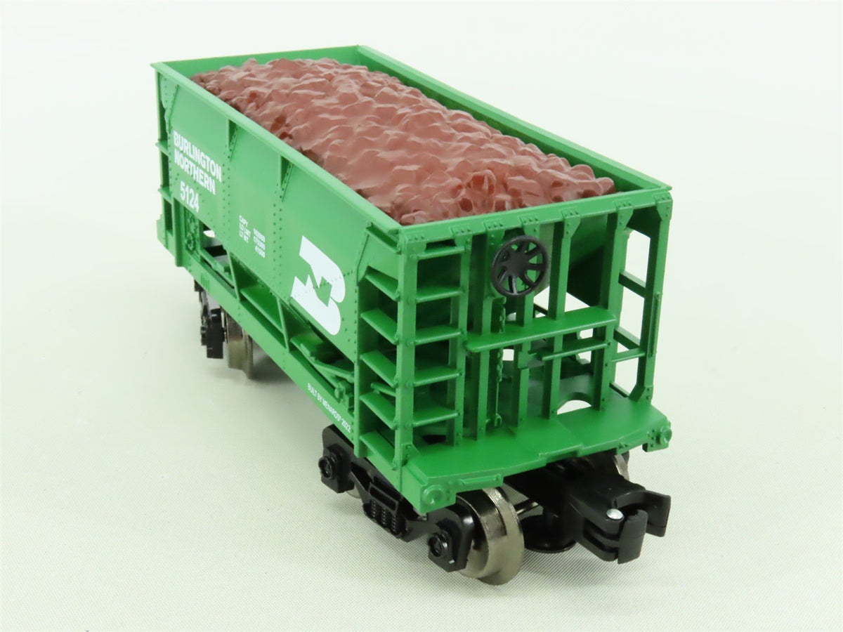 O Gauge 3-Rail Menards 279-8559 BN Burlington Northern Ore Cars 2-Pack