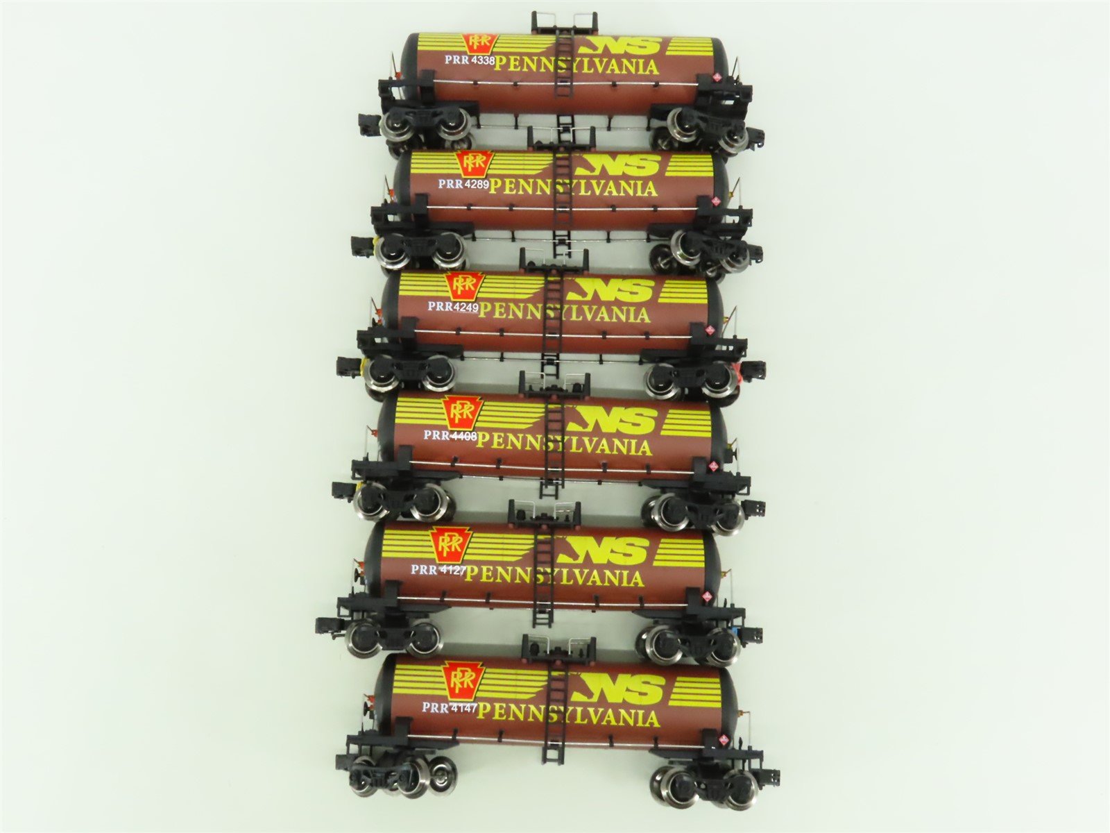 O Gauge 3-Rail Menards 275-9106 NS PRR Pennsylvania Modern Tank Car 6-Pack