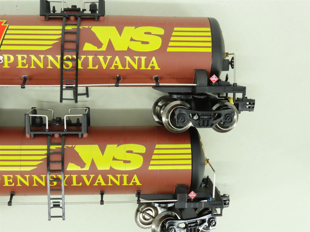 O Gauge 3-Rail Menards 275-9106 NS PRR Pennsylvania Modern Tank Car 6-Pack