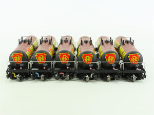 O Gauge 3-Rail Menards 275-9106 NS PRR Pennsylvania Modern Tank Car 6-Pack