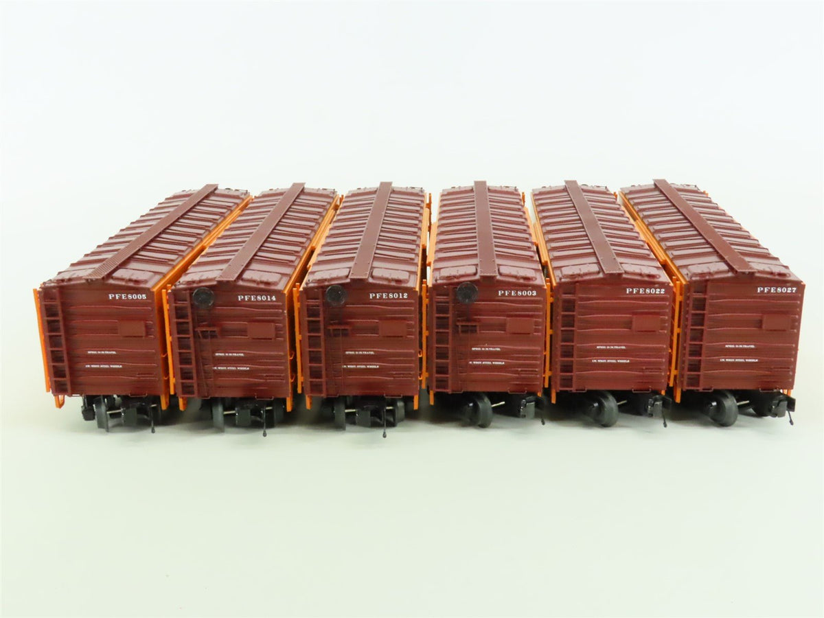 O Gauge 3-Rail MTH 20-92015 PFE Pacific Fruit Express Reefers 6-Car Set