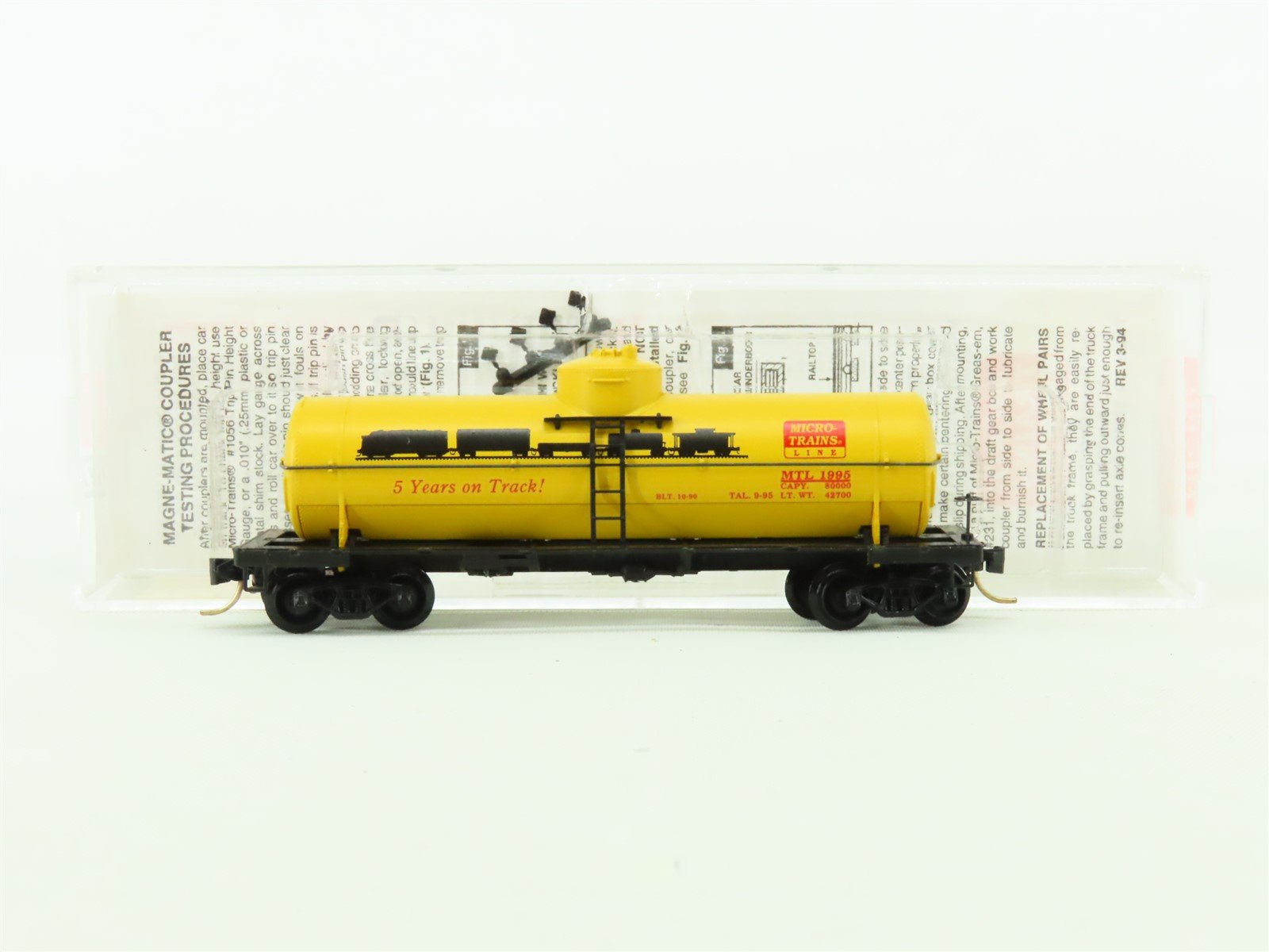 N Micro-Trains MTL 65380 5th Anniversary 39' Single Dome Tank Car #1985