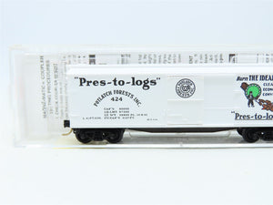 N Scale Micro-Trains MTL #42060 Potlach Lumber Co. 40' Single Door Box Car #424