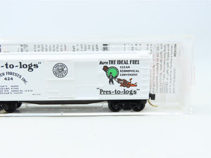 N Scale Micro-Trains MTL #42060 Potlach Lumber Co. 40' Single Door Box Car #424