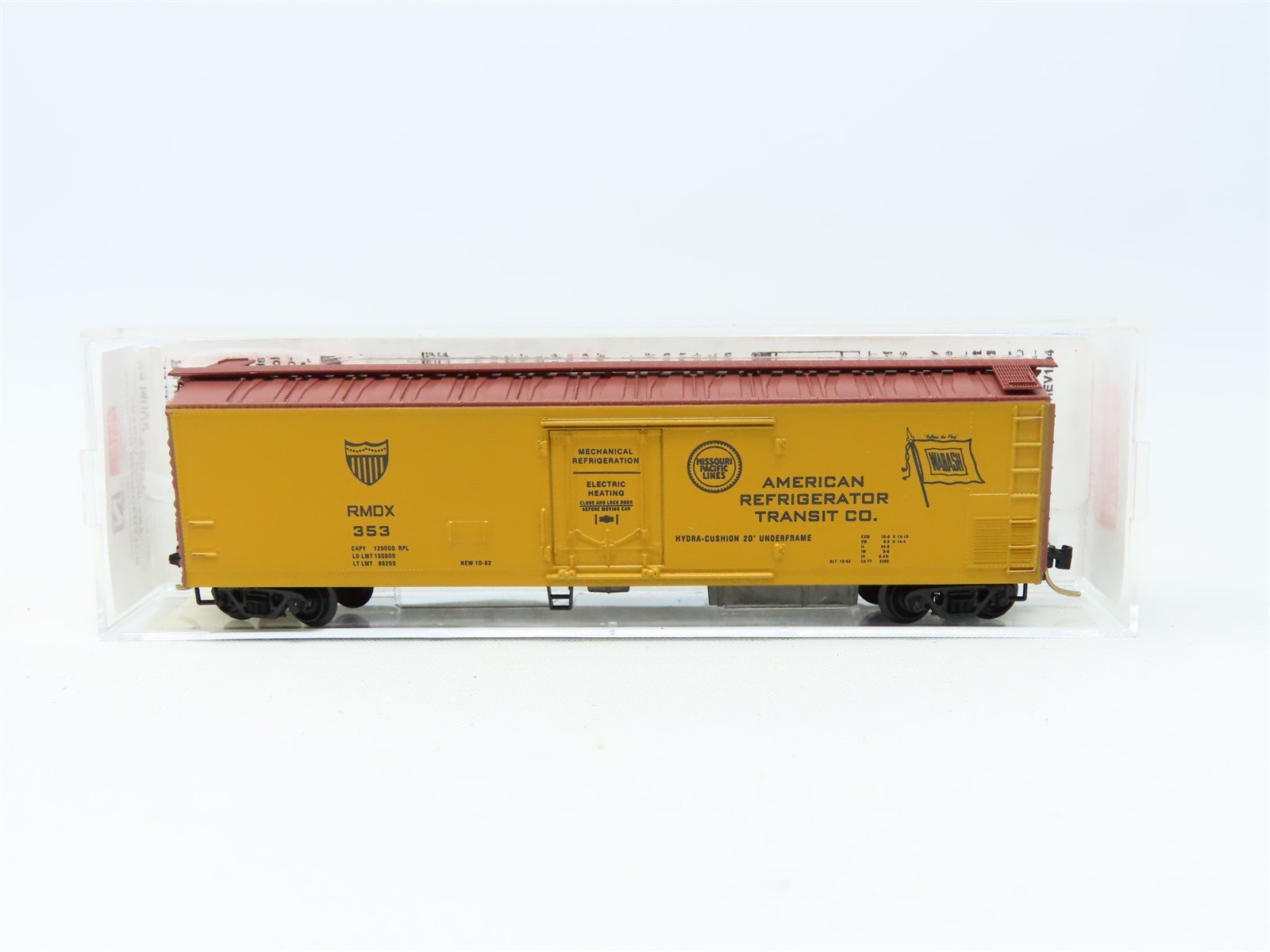 N Scale Micro-Trains MTL #69050 UP MP WAB RMDX Mechanical Reefer #353