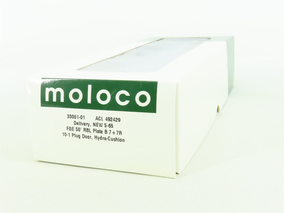 HO Scale Moloco 33001-01 ACL FGE Fruit Growers Express 50&#39; Box Car #492429