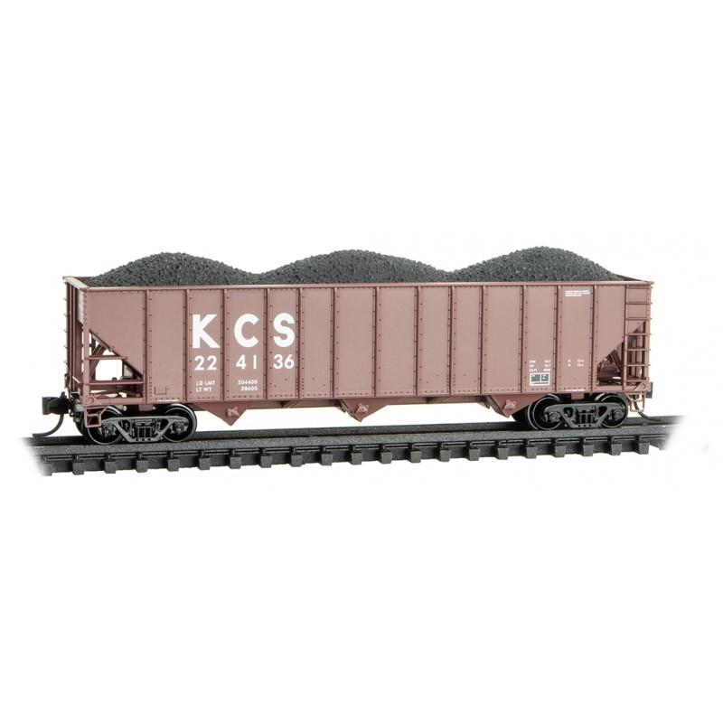 N Scale Micro-Trains MTL 10800550 KCS Kansas City Southern 3-Bay Hopper #224136