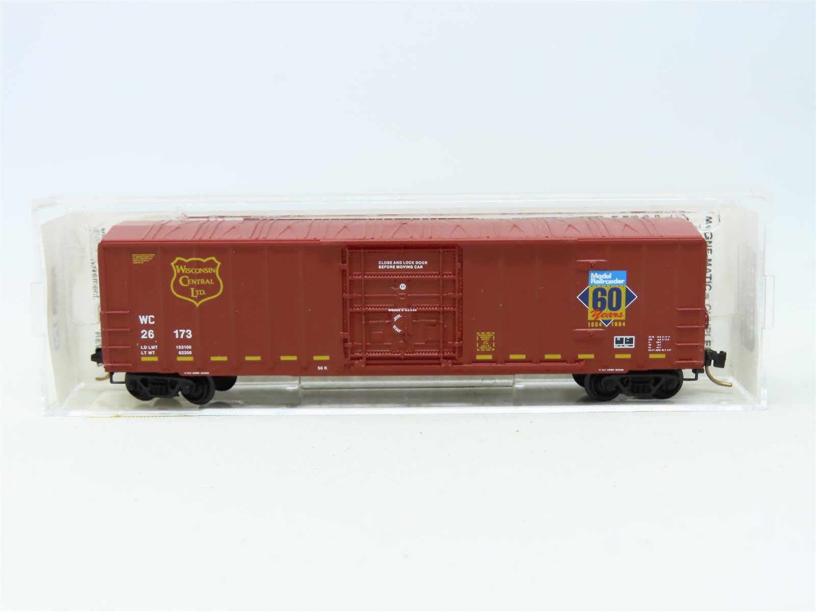 N Micro-Trains MTL #27210 WC Model Railroader 60 Years 50' Box Car #26173