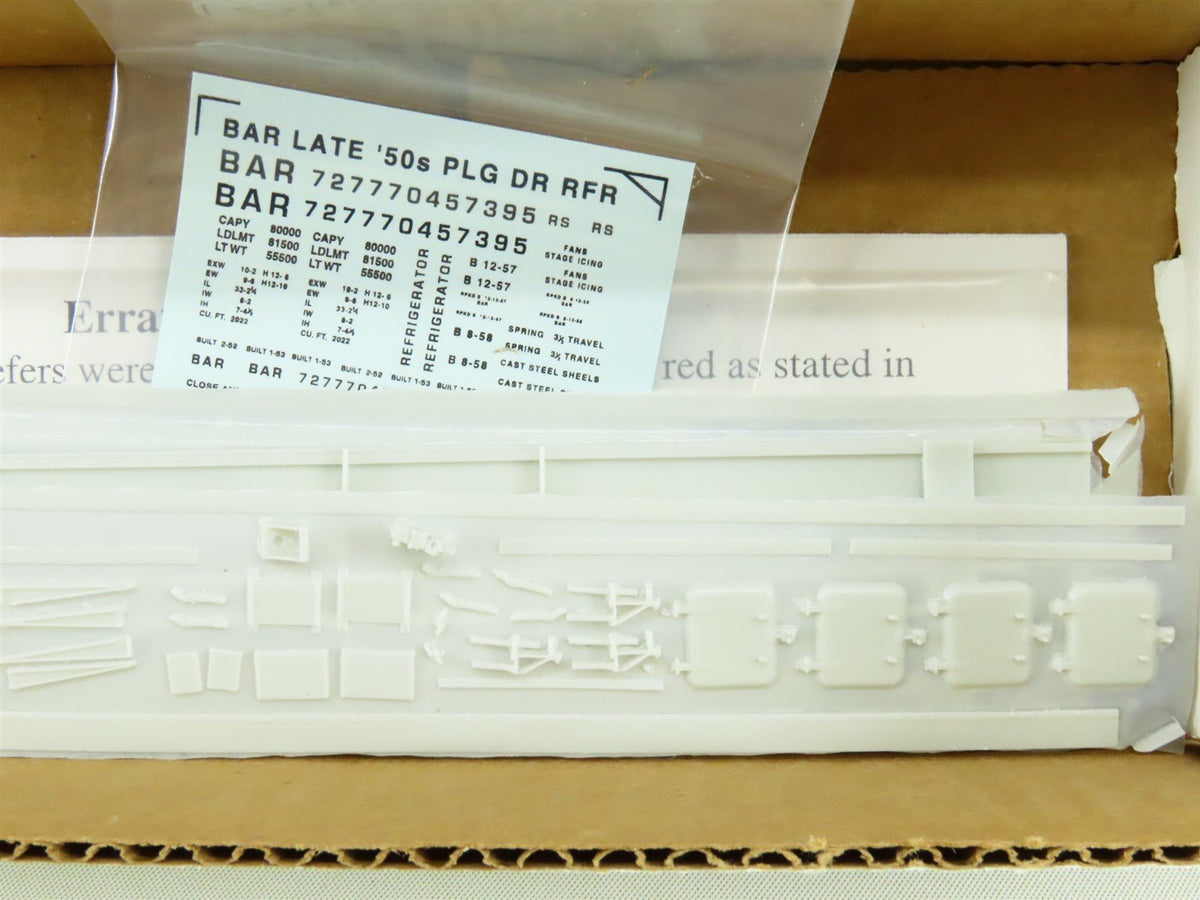 HO Sunshine Models Kit #72.9 BAR Bangor &amp; Aroostook Plug Door Reefer w/ Decals