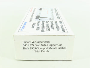 HO Funaro & Camerlengo Kit #6451 CN Canadian National 4-Bay Hopper w/ Decals