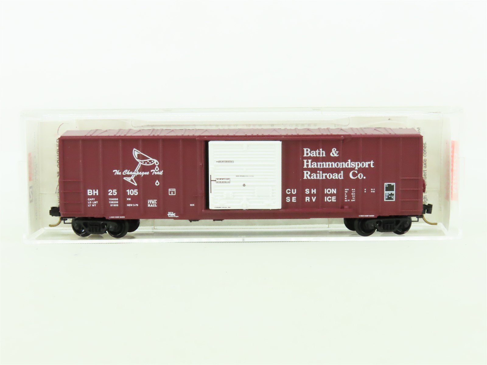 N Scale Micro-Trains MTL #25380 BH "The Champagne Trail" 50' Box Car #25105