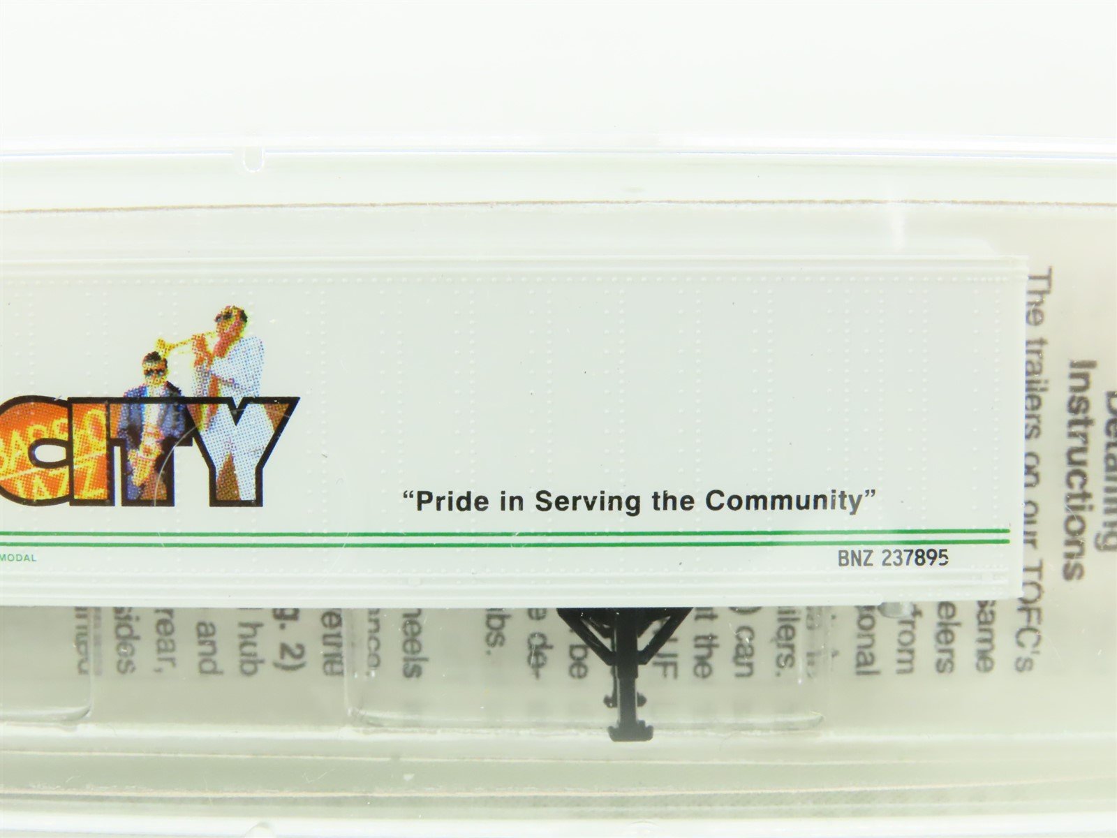 N Micro-Trains MTL #67110 BNZ BN Intermodal 45' Trailer - Kansas City #237895