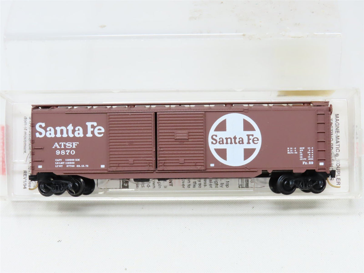 N Scale Micro-Trains MTL Kit 78060 ATSF Santa Fe 50&#39; Auto Box Car #9870