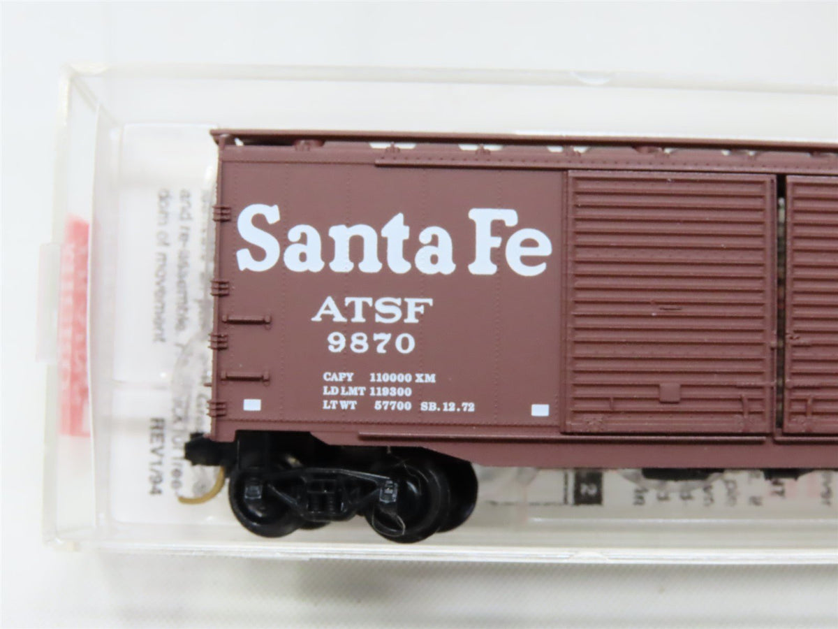 N Scale Micro-Trains MTL Kit 78060 ATSF Santa Fe 50&#39; Auto Box Car #9870