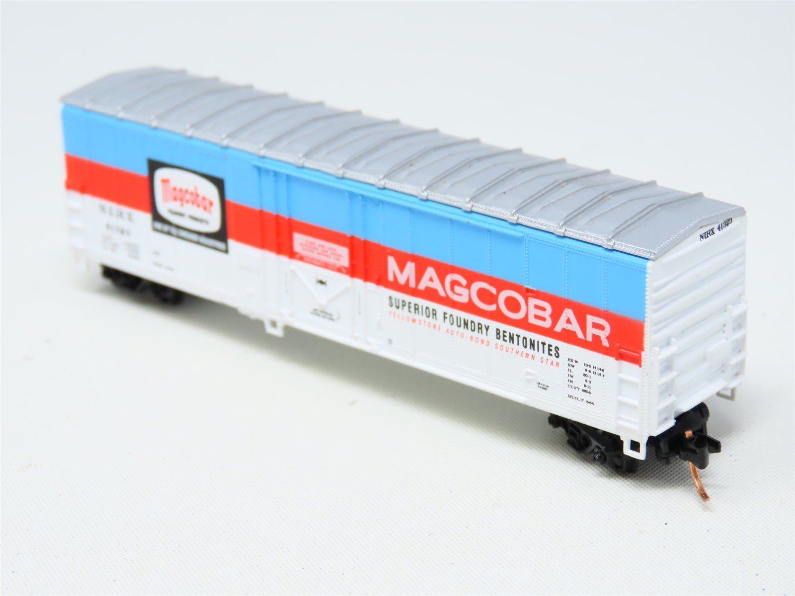 N Scale Walthers NIRX Magcobar 50' Plug Door Steel Box Car #41323