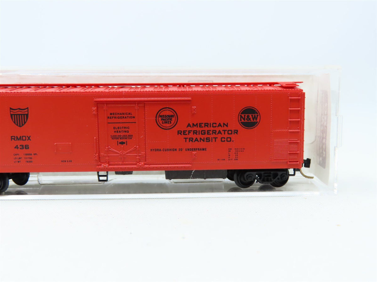 N Micro-Trains MTL 69070 RMDX American Refrigerator Transit 51&#39; Mech Reefer #436