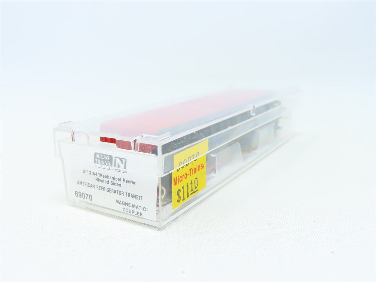 N Micro-Trains MTL 69070 RMDX American Refrigerator Transit 51&#39; Mech Reefer #436