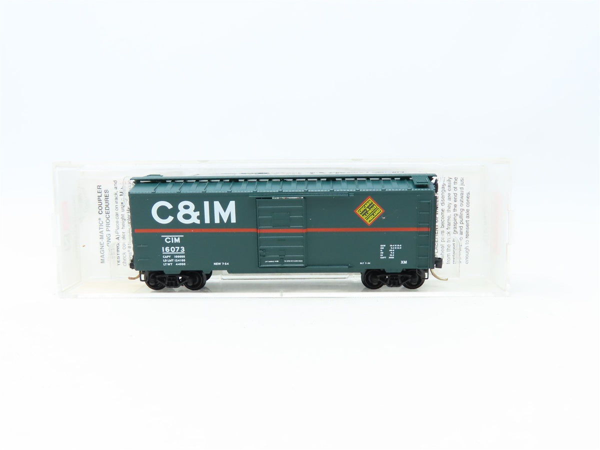 N Micro-Trains MTL 20476 C&amp;IM Chicago &amp; Illinois Midland 40&#39; Box Car #16073