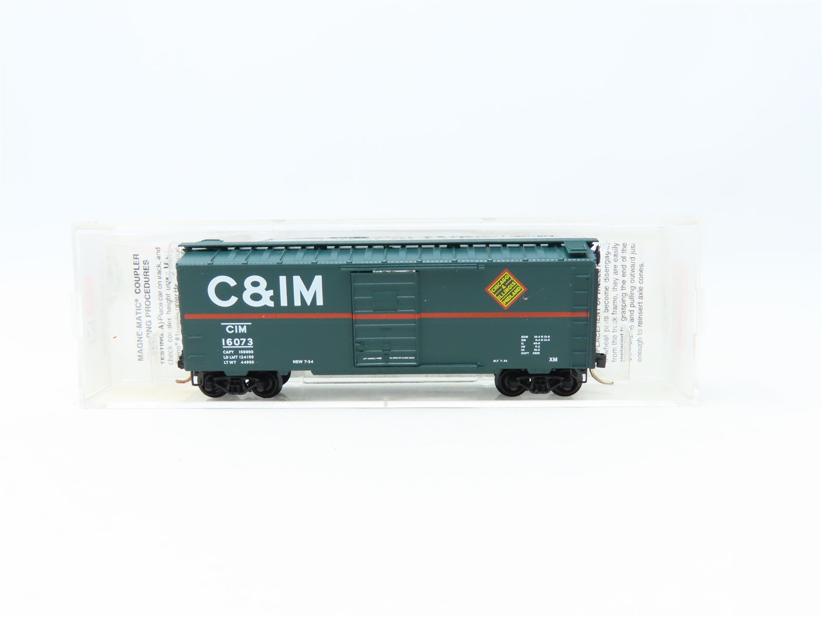 N Micro-Trains MTL 20476 C&IM Chicago & Illinois Midland 40' Box Car #16073