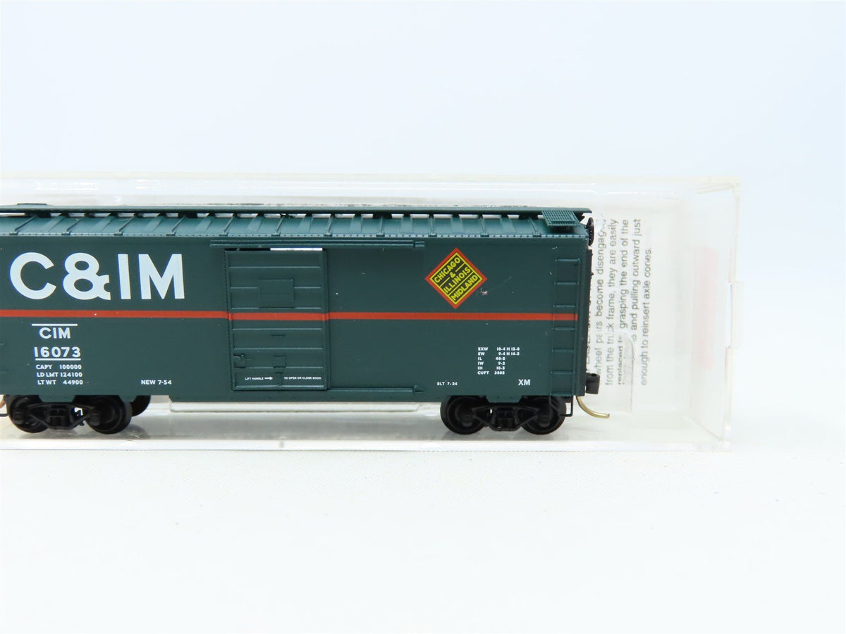 N Micro-Trains MTL 20476 C&amp;IM Chicago &amp; Illinois Midland 40&#39; Box Car #16073