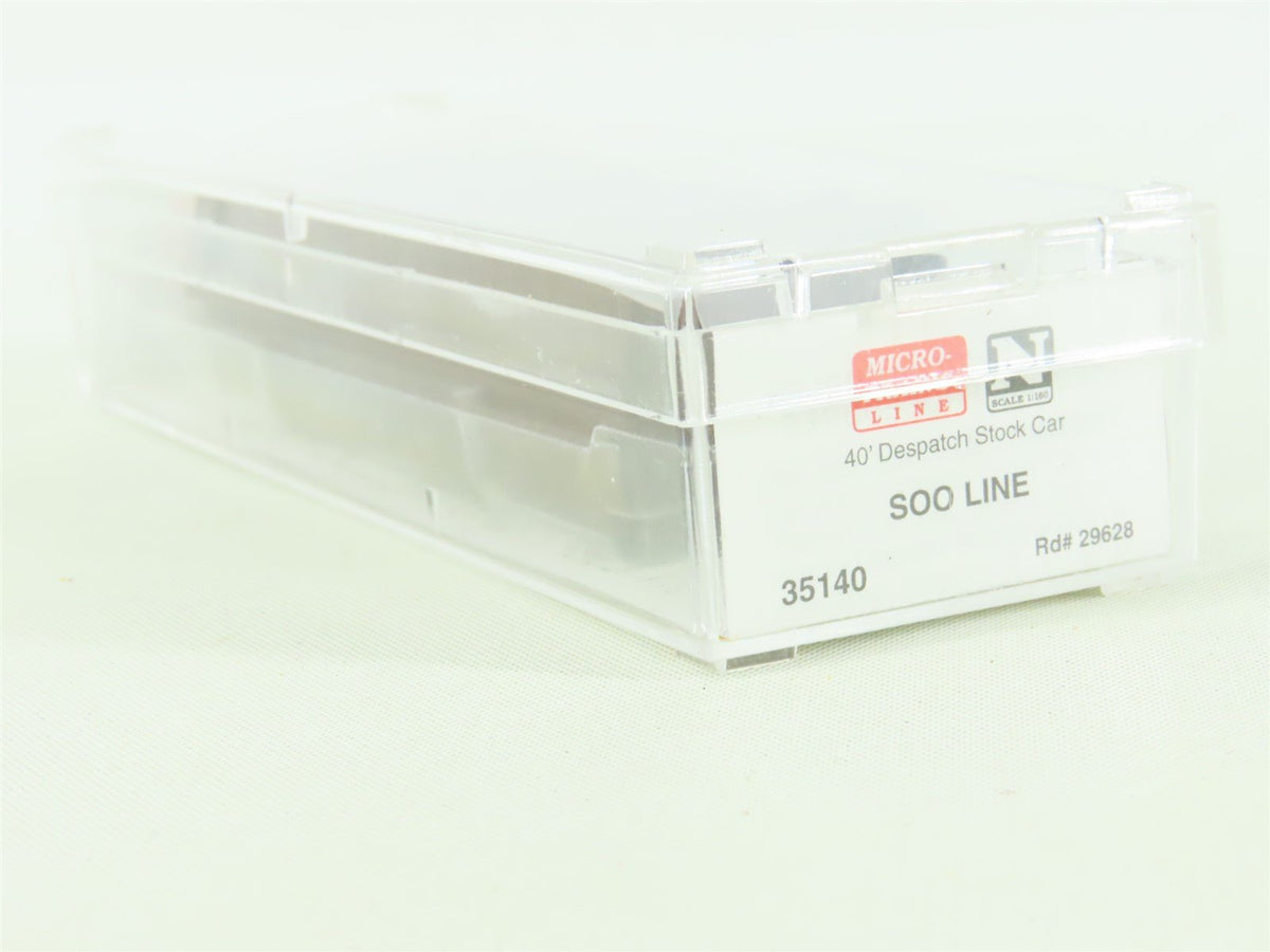 N Scale Micro-Trains MTL #35140 SOO Line 40&#39; Despatch Stock Car #29628