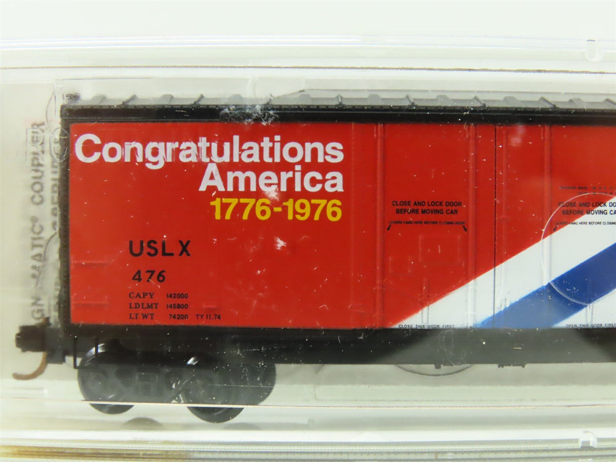 N Micro-Trains MTL #75050 USLX Canfor &quot;Congratulations America&quot; 50&#39; Box Car #476