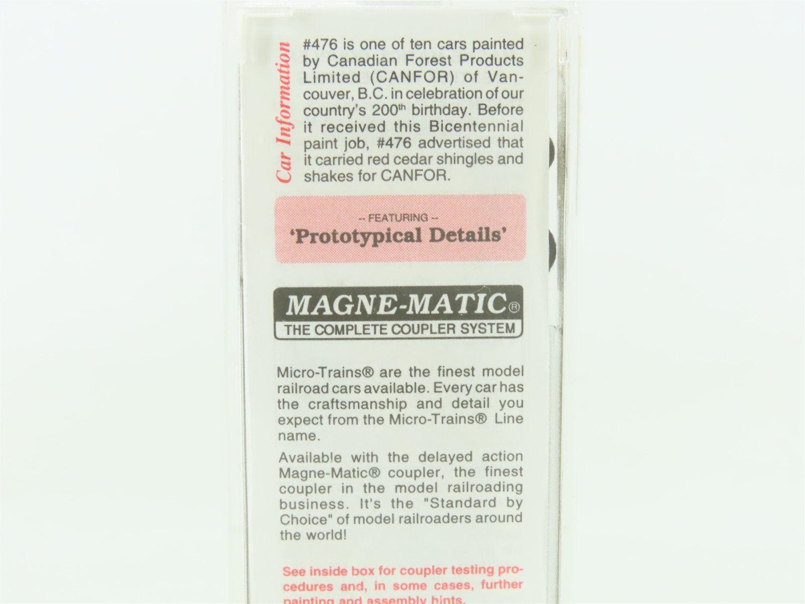 N Micro-Trains MTL #75050 USLX Canfor 