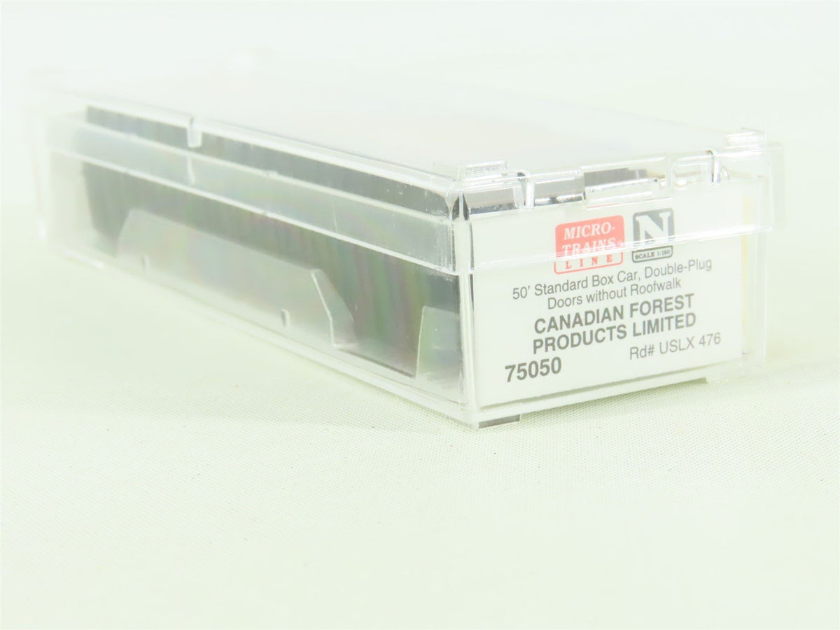 N Micro-Trains MTL #75050 USLX Canfor &quot;Congratulations America&quot; 50&#39; Box Car #476