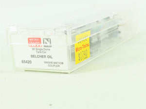 N Scale Micro-Trains MTL #65420 BEPX Belcher Oil 39' Single Dome Tank Car #105