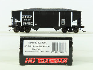 HO Scale Atlas Trainman #20001499 RF&P 2-Bay Offset Hopper w/ Load #7047