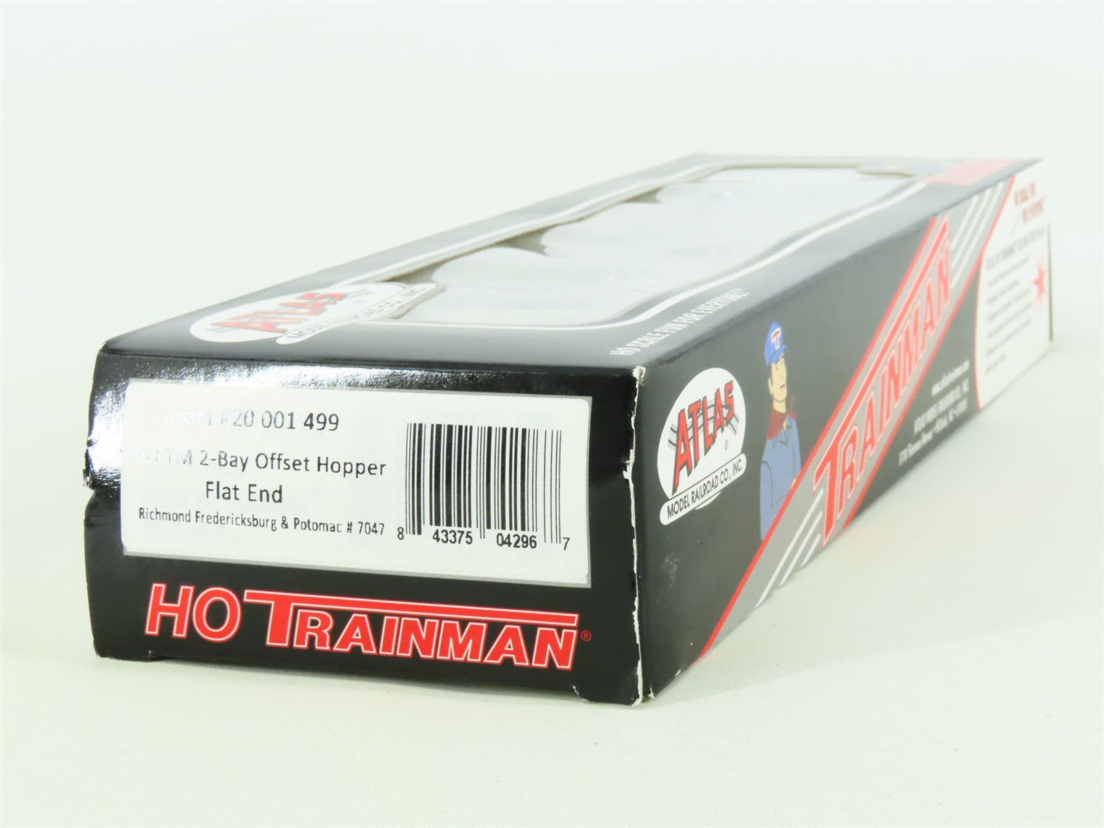 HO Scale Atlas Trainman #20001499 RF&P 2-Bay Offset Hopper w/ Load #7047