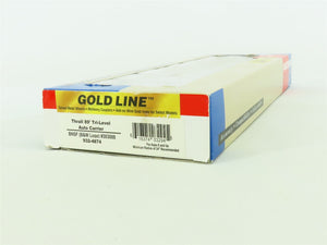 HO Walthers Gold Line 932-4874 BNSF (B&W Logo) 89' Tri-Level Auto Carrier 303088