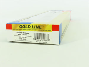 HO Walthers Gold Line 932-4859 ETTX TTX Thrall 89' Tri-Level Auto Carrier 710380