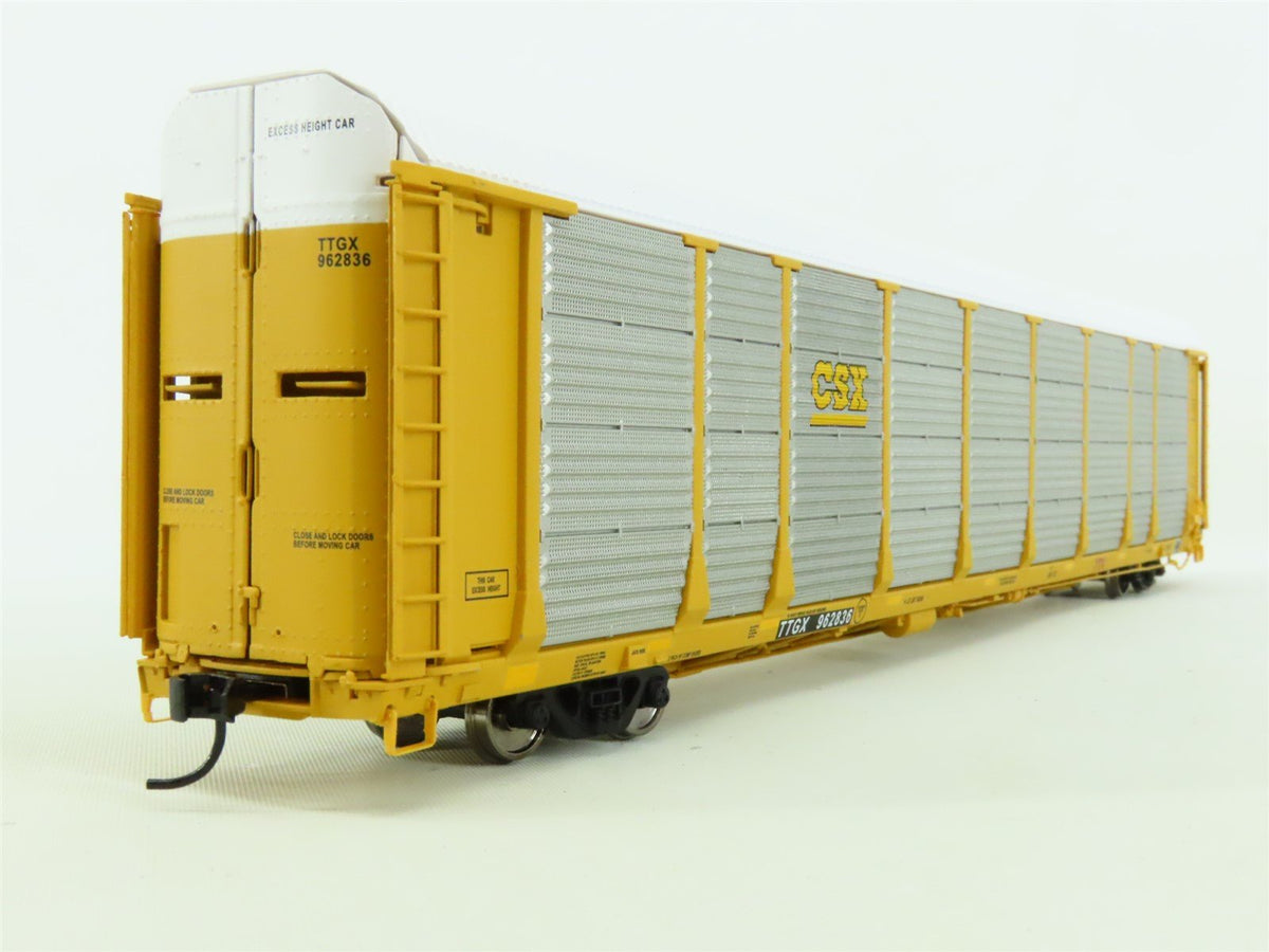 HO Walthers Gold Line #932-40113 TTGX CSX Bi-Level Enclosed Auto Carrier #962836