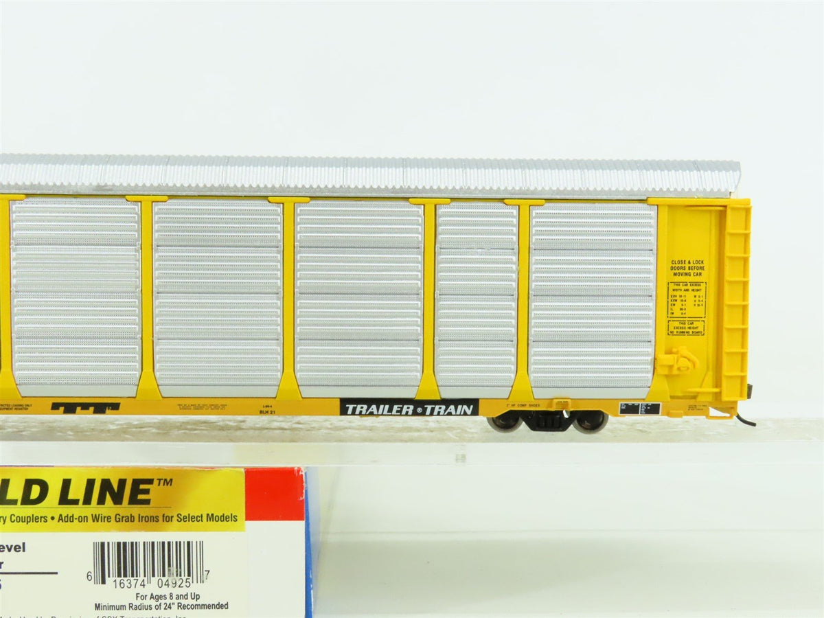 HO Walthers Gold Line 932-4881 ETTX CSX Thrall 89&#39; Tri-Level Auto Carrier 700435