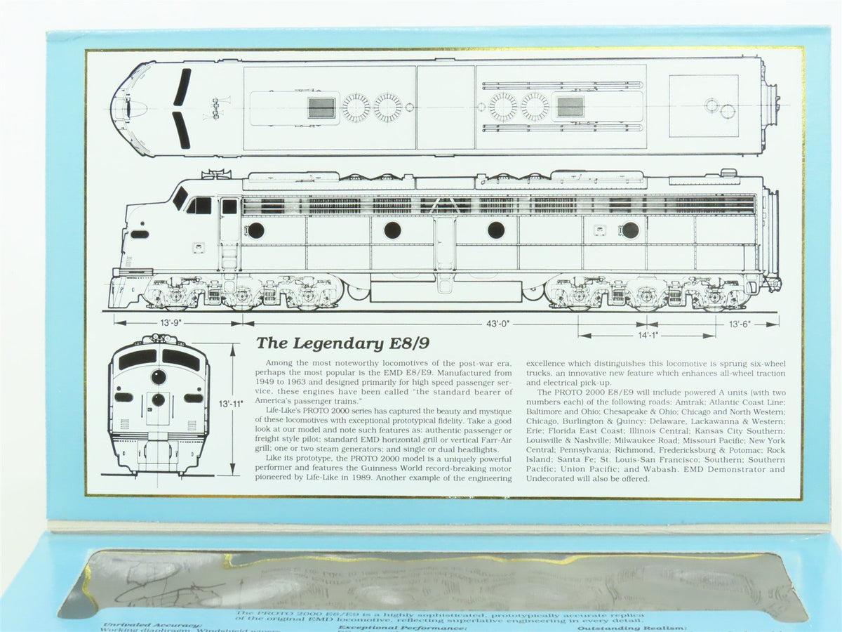 HO Scale Proto 2000 8194 NYC New York Central EMD E8/9A Diesel #4076 - Custom