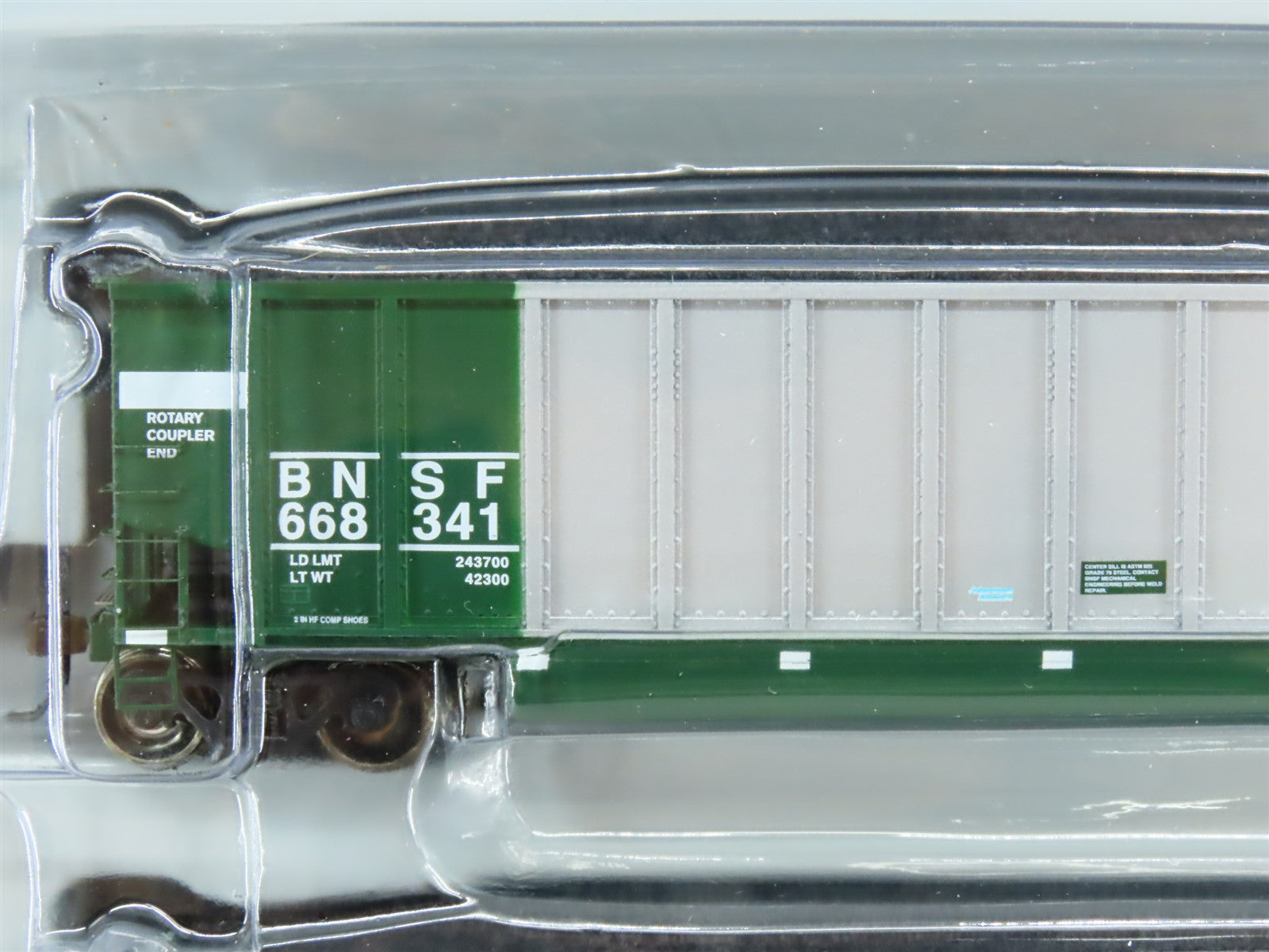 HO Scale Athearn #93048 BNSF Railway BethGon Coalporter w/ Load (5 Pack) #3