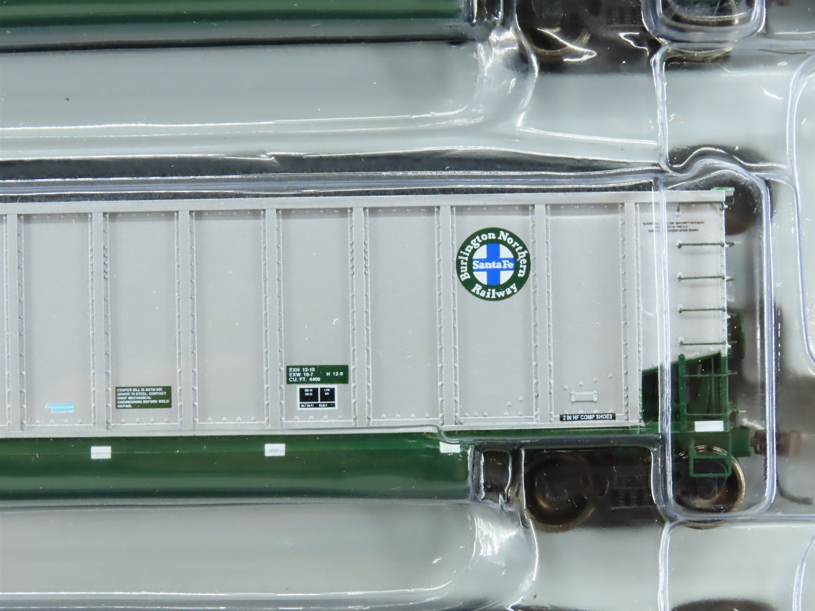 HO Scale Athearn #93048 BNSF Railway BethGon Coalporter w/ Load (5 Pack) #3