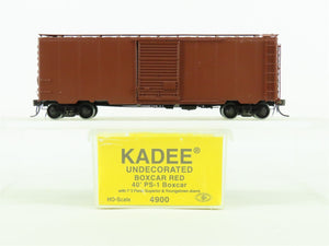 HO Scale Kadee #4900 Undecorated Red 40' PS-1 Box Car - Custom Weathered