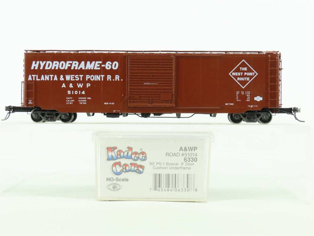 HO Kadee #6330 A&amp;WP The West Point Route 50&#39; Box Car #51014 - Custom Weathered