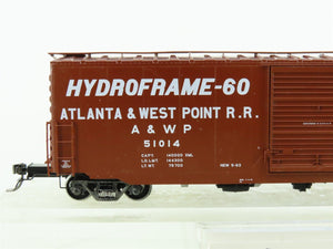 HO Kadee #6330 A&WP The West Point Route 50' Box Car #51014 - Custom Weathered