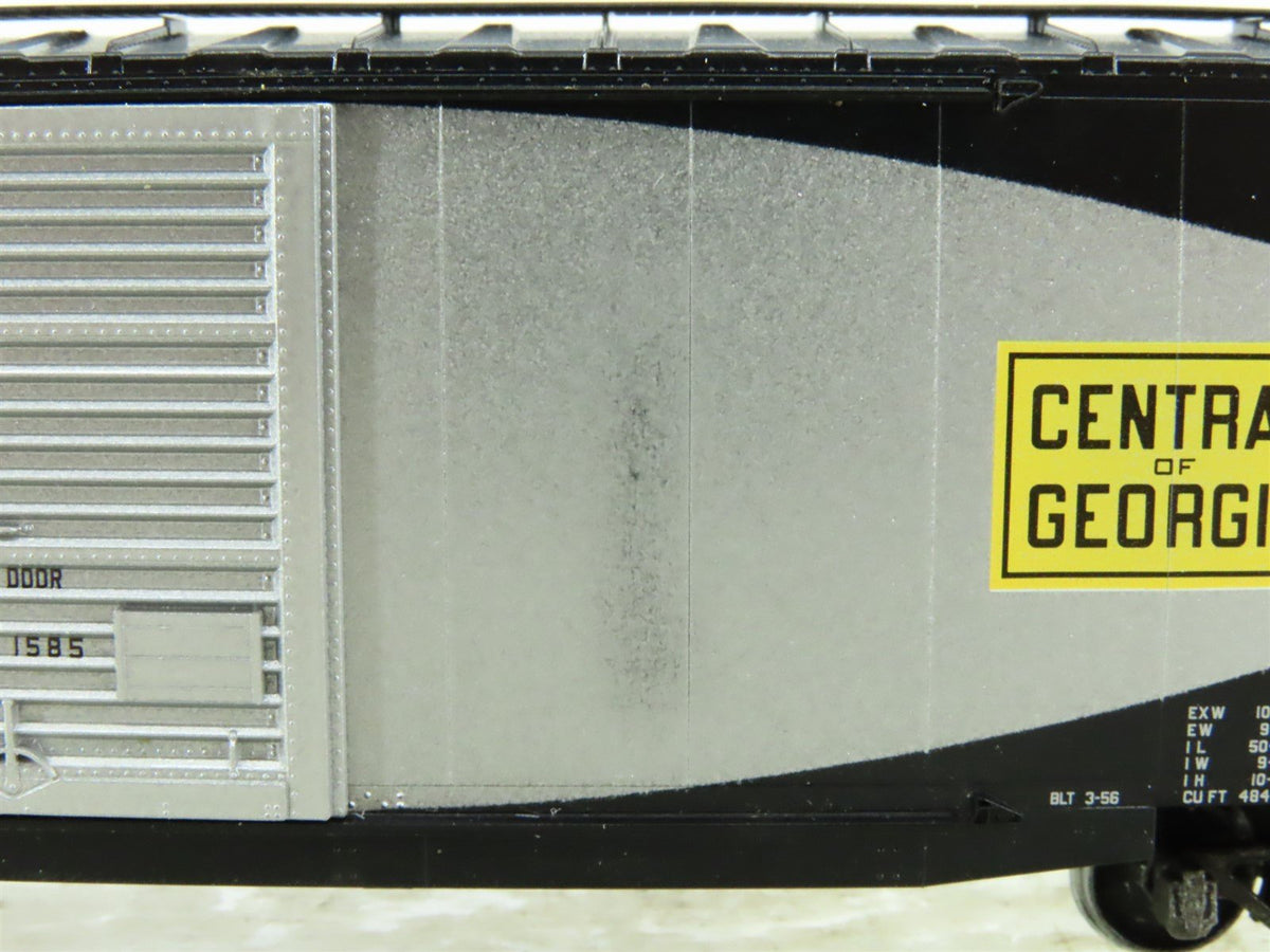 HO Kadee Cars #6206 CG Central of Georgia 50&#39; Box Car #1585- Custom Weathered