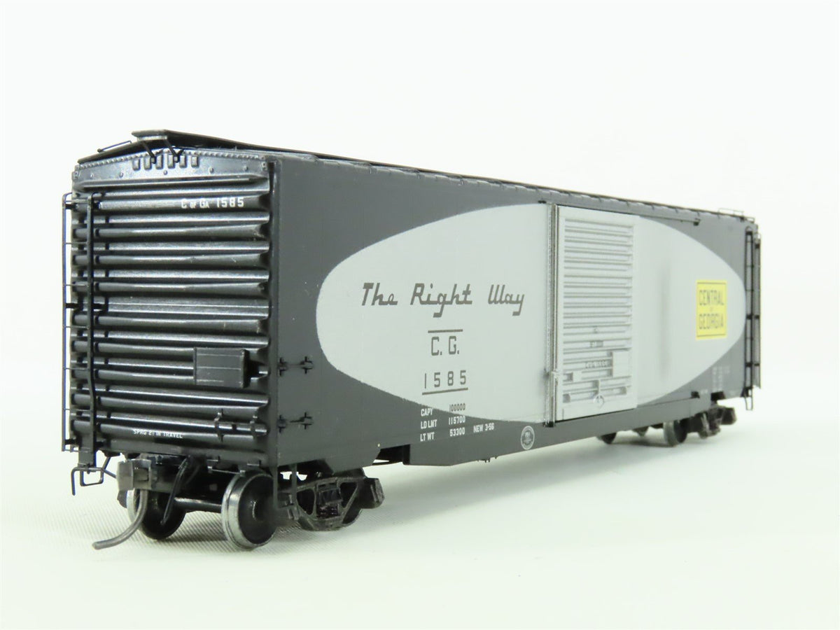 HO Kadee Cars #6206 CG Central of Georgia 50&#39; Box Car #1585- Custom Weathered