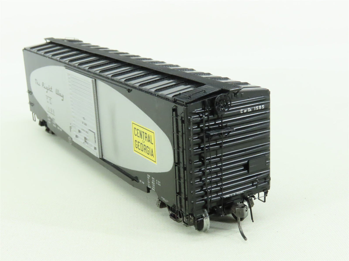 HO Kadee Cars #6206 CG Central of Georgia 50&#39; Box Car #1585- Custom Weathered