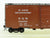 HO Kadee #4902 SSW Cotton Belt Blue Streak 40' Boxcar #34091 - Custom Weathered