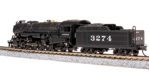 N Broadway LTD BLI 7830 ATSF Santa Fe 2-8-2 Heavy Mikado Steam #3274 w/ Paragon4