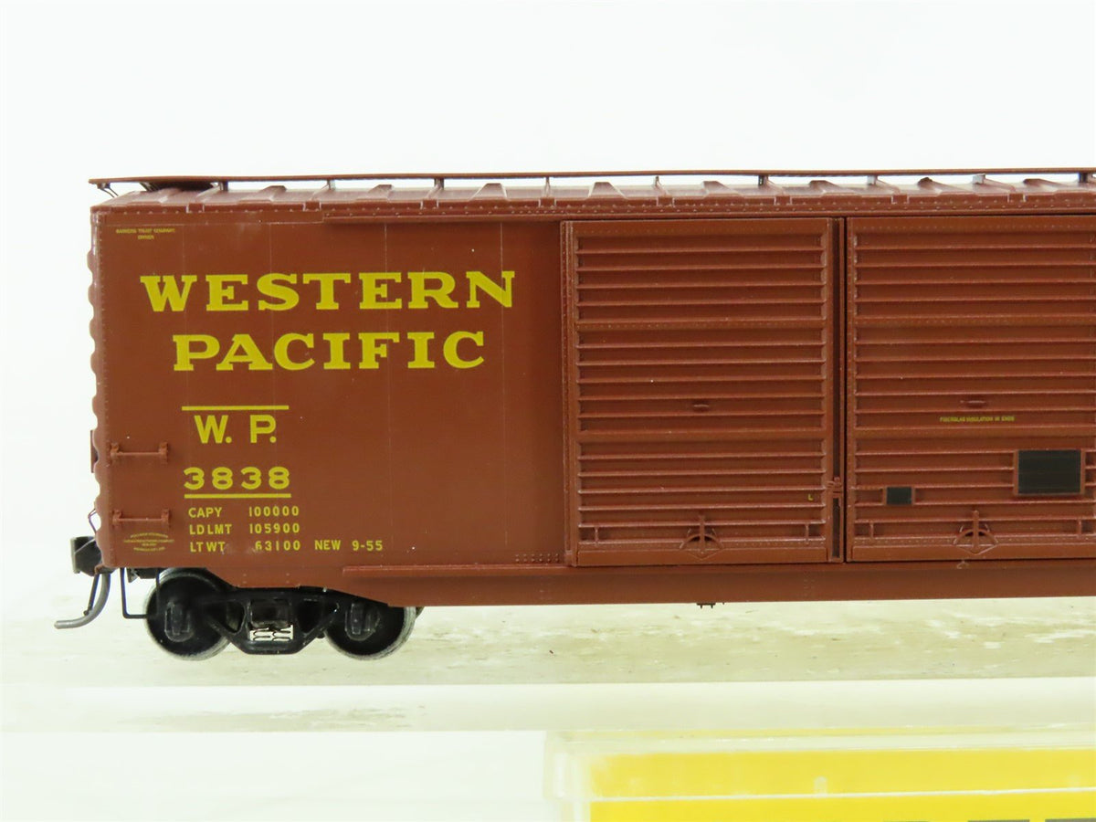 HO Scale Kadee #6505 WP Feather River Route 50&#39; Box Car #3838- Custom Weathered